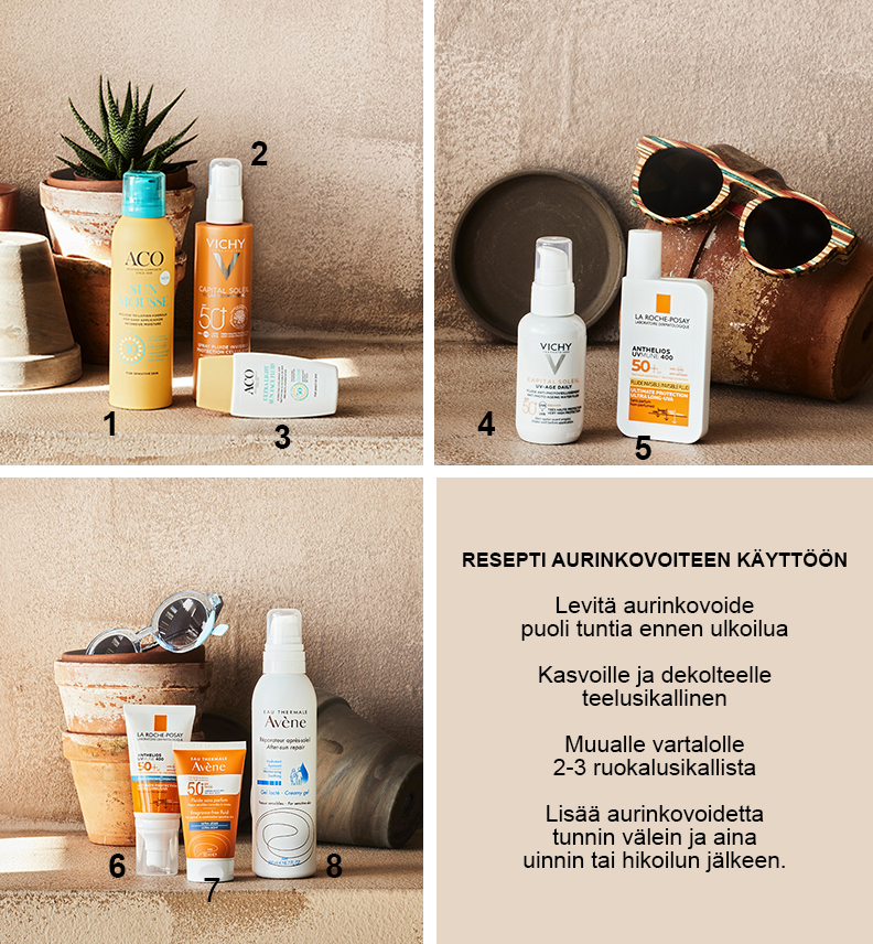 nauti auringosta turvallisesti
